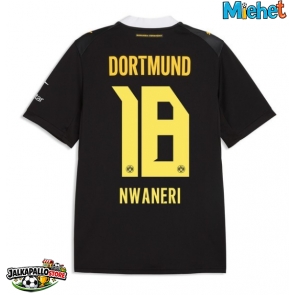 Borussia Dortmund Ethan Nwaneri #18 Vieraspaita 2026-27 Lyhythihainen